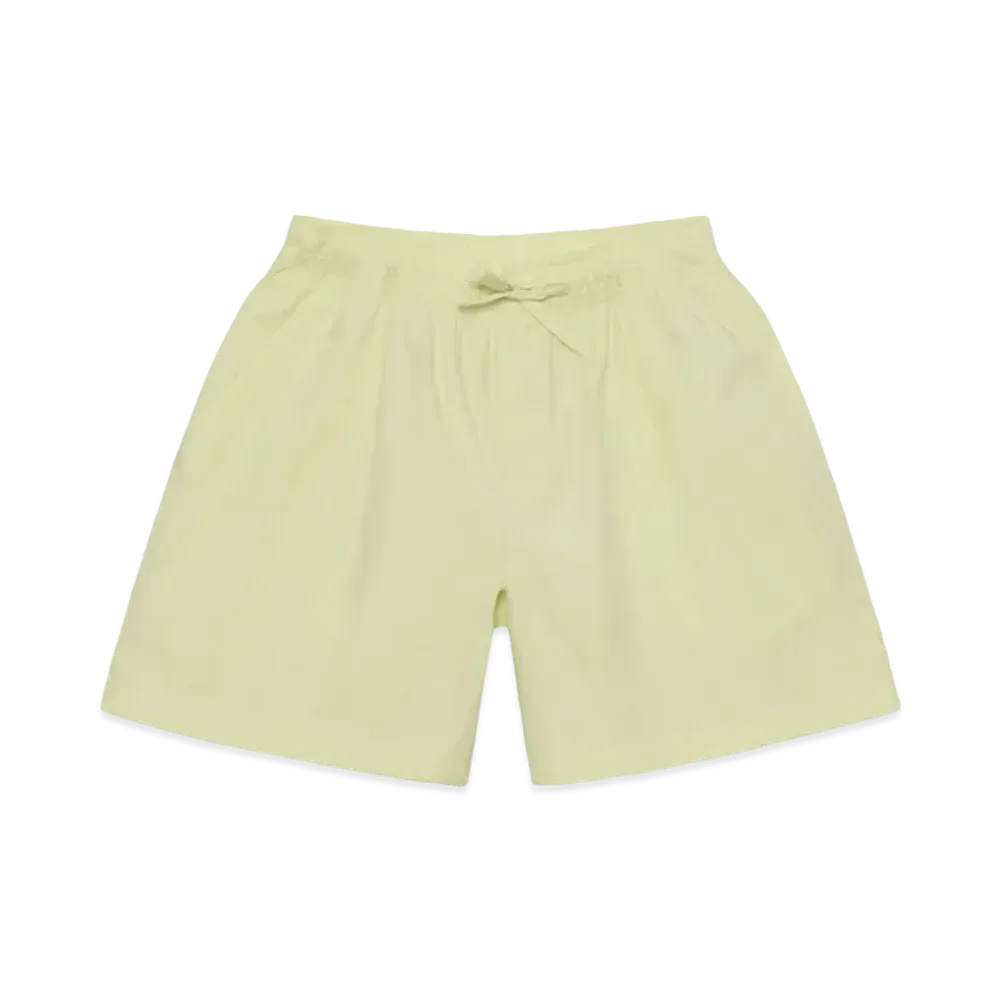 Stussy TEKLA Poplin Pyjama Shorts "Lime"