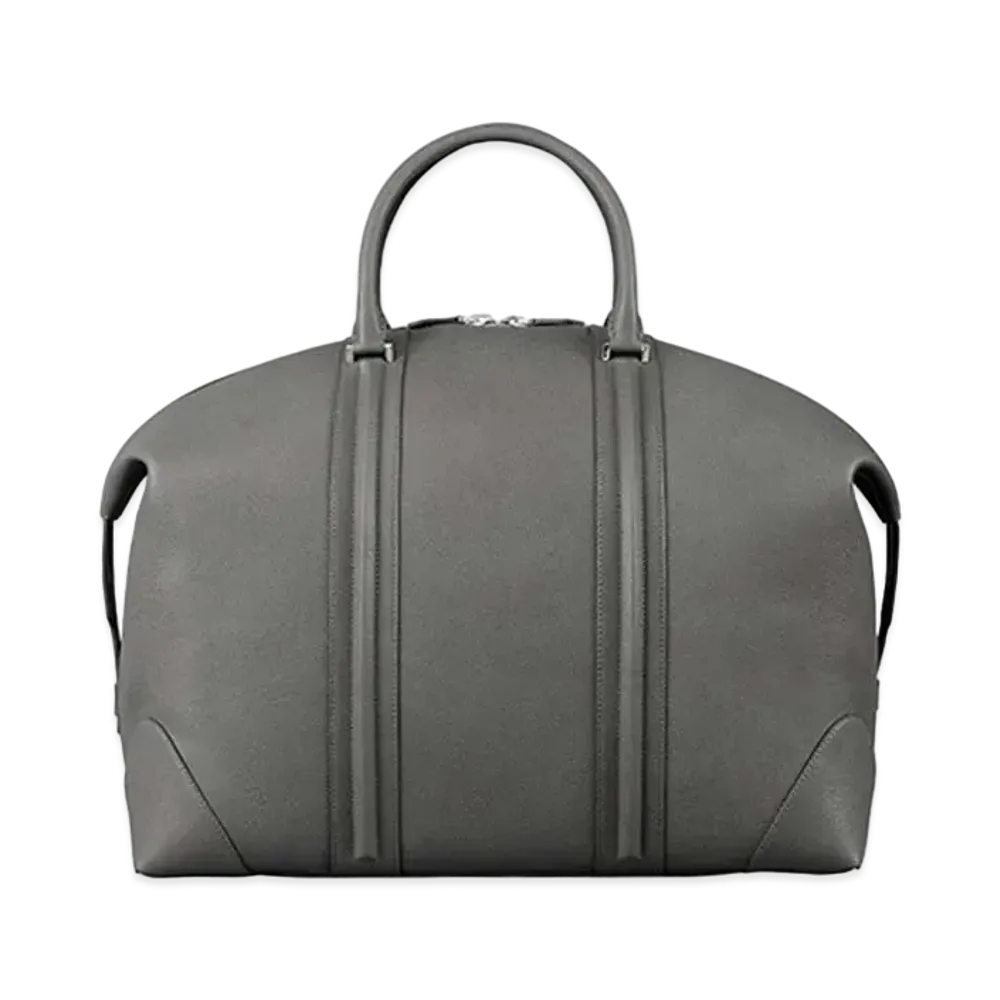 GIVENCHY LC 24H Leather Brief Case "Gray"