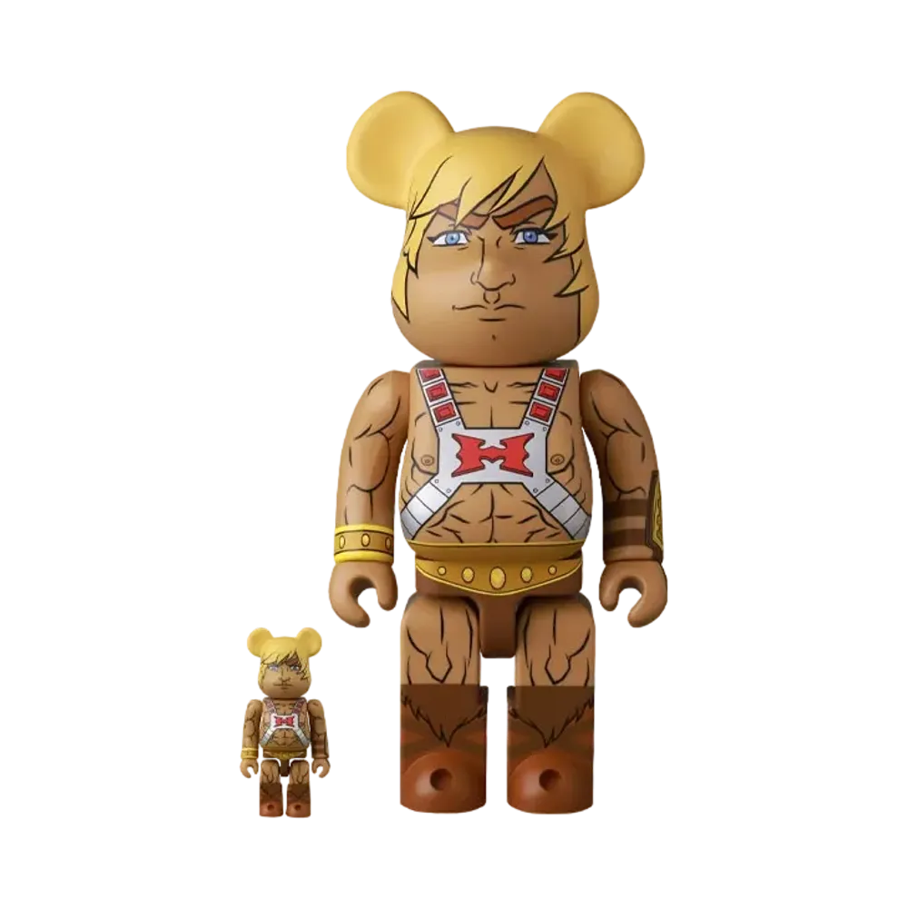 Bearbrick Mishka x Masters of The Universe He-Man 100% & 400%