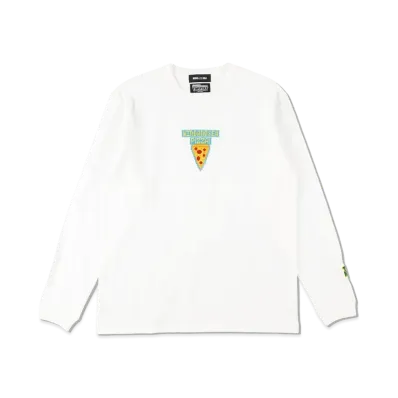 WIND AND SEA x TMNT (PIZZA-8BIT) L/S TEE "White"