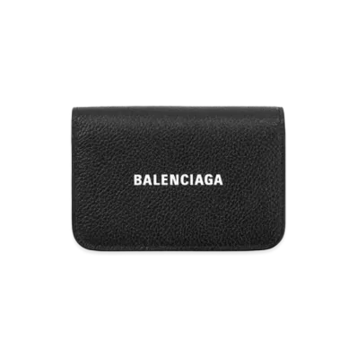 BALENCIAGA Cash Card Holder "Black"