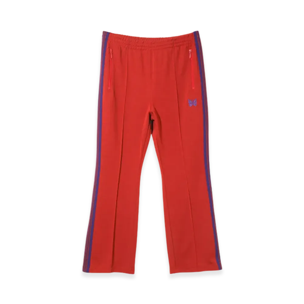NEEDLES Boot-Cut Track Pant - Poly Smooth "Orange"