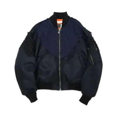 FACETASM Frill MA-1 "Black"