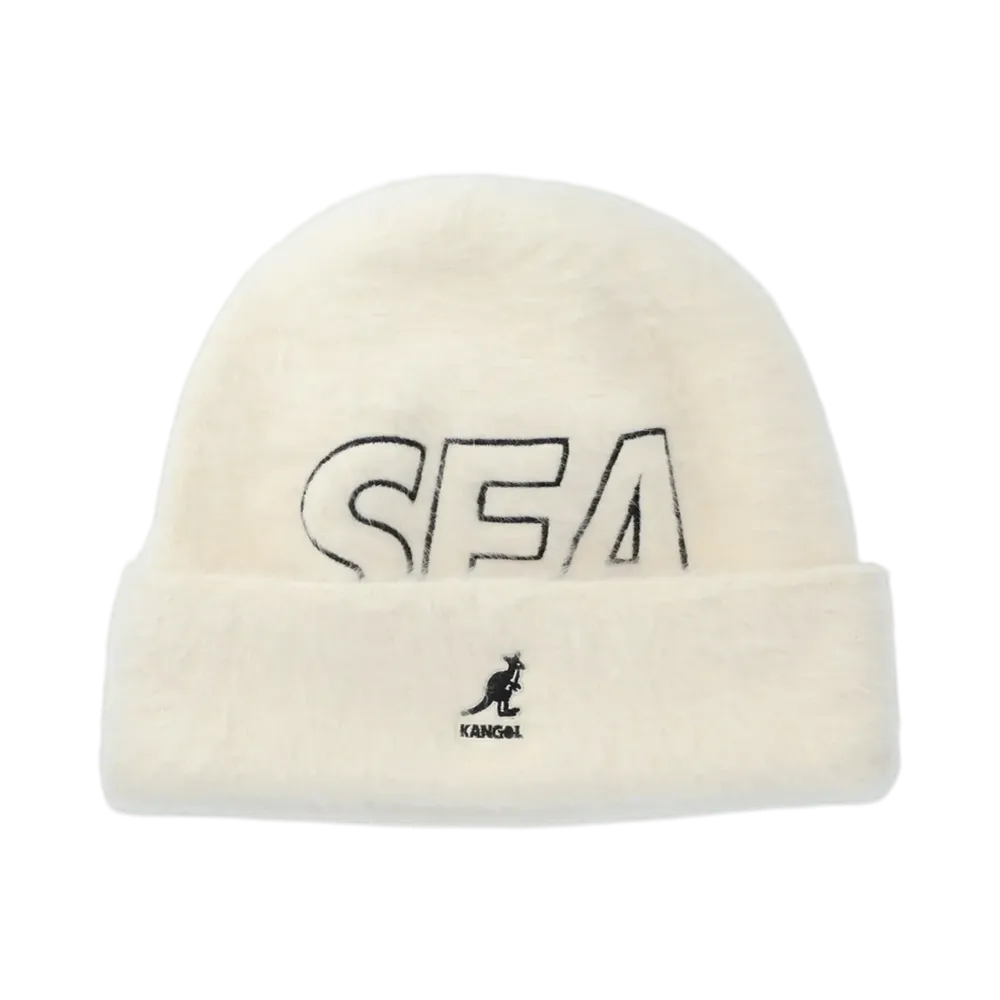 WIND AND SEA x KANGOL Furgora Cuff Beanie "White"