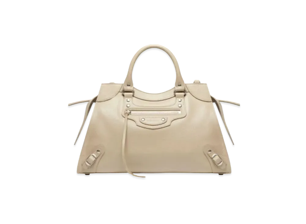 BALENCIAGA Neo Classic Handbag "Beige"