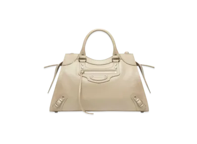 BALENCIAGA Neo Classic Handbag "Beige"