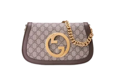 GUCCI Gucci Blondy Shoulder Bag GG Supreme Canvas "Beige/Ebony"
