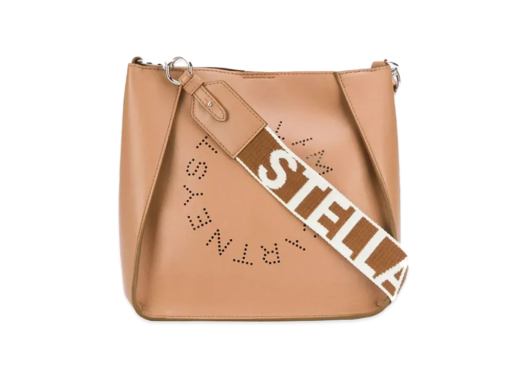 Stella McCartney Stella Logo Shoulder Bag "Camel"