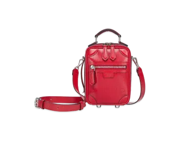FENDI Travel Mini Bag Leather Bag "Red"