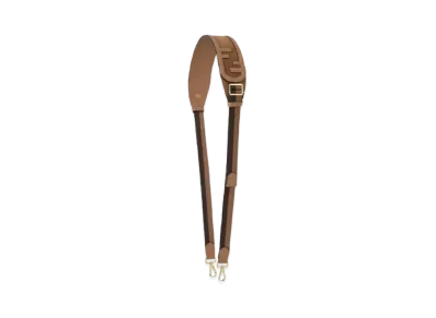 FENDI Strap You Leather / Suede Shoulder Strap "Brown"