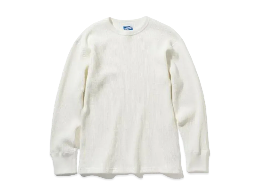 THE REAL McCOY'S TUBE KNIT THERMAL L/S "Milk"