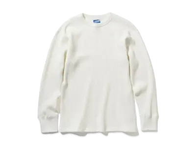 THE REAL McCOY'S TUBE KNIT THERMAL L/S "Milk"