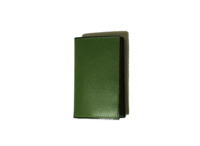 Valextra Business Card Case "Glass Green"