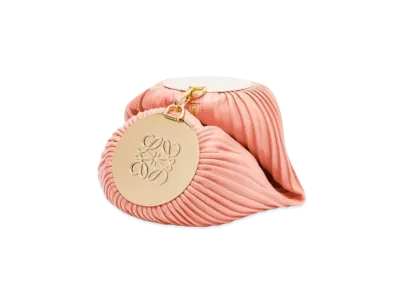 LOEWE Bracelet Pouch In Pleated Nappa "Blossom"