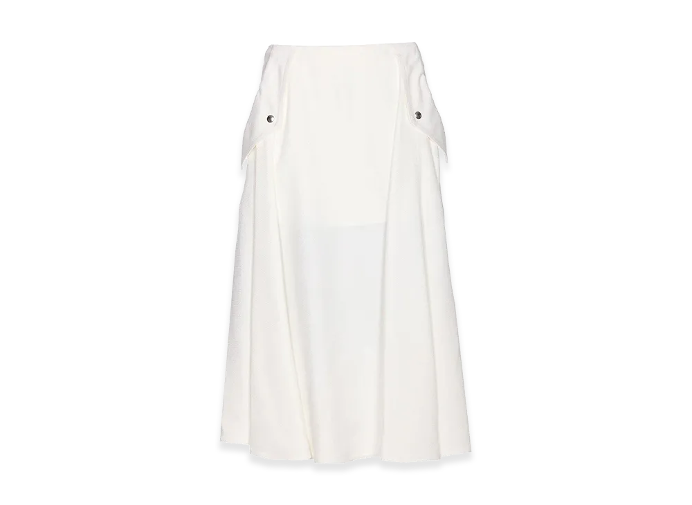 Bottega Veneta Women's Viscose Blend Skirt "White"