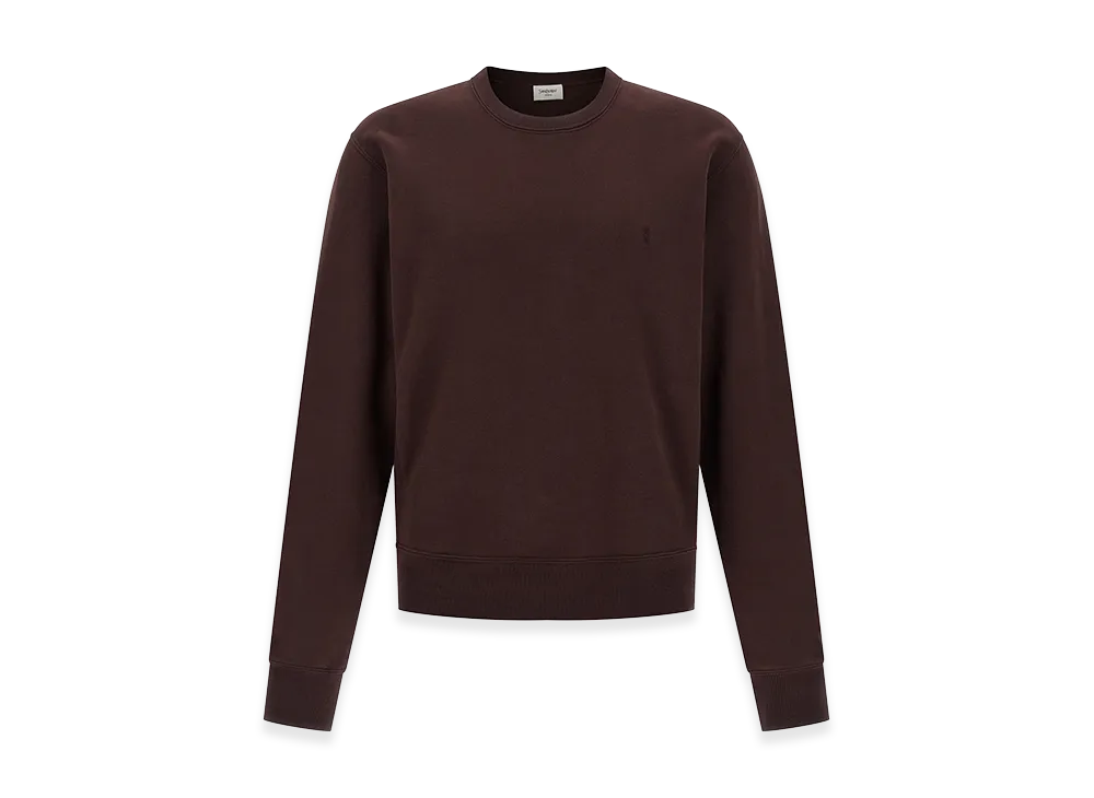 Saint Laurent Cassandre Sweatshirt "Bordeaux"