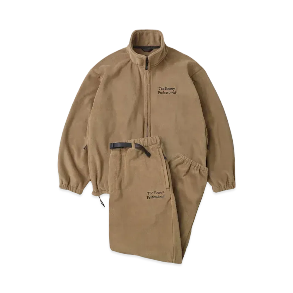 ENNOY 24AW Polartec Fleece Set Up "Camel"
