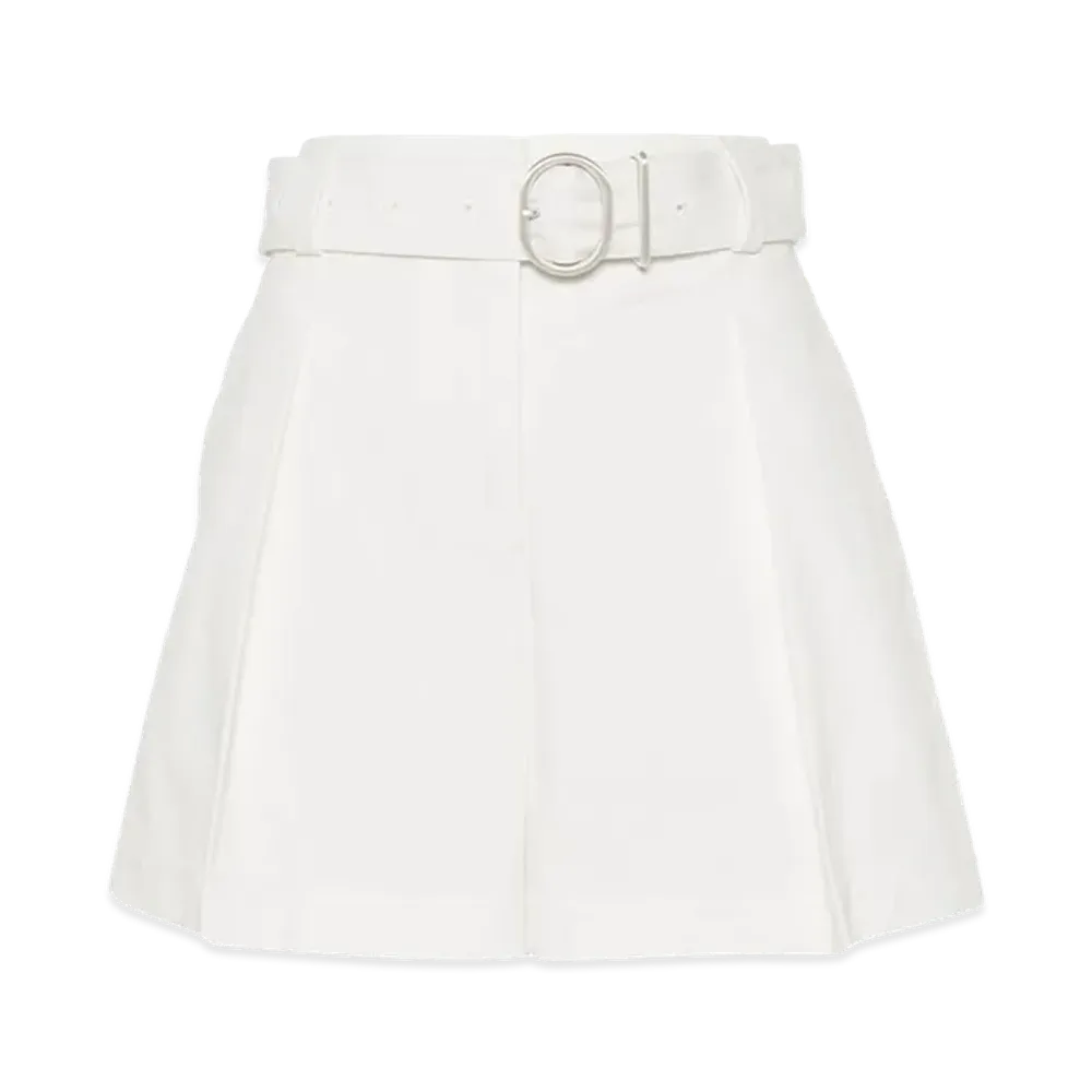 Jil Sander Women's Mid Waist Shorts "White"