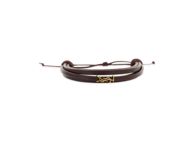 Saint Laurent Women's 'Cassandre' Bracelet "Bordeaux"