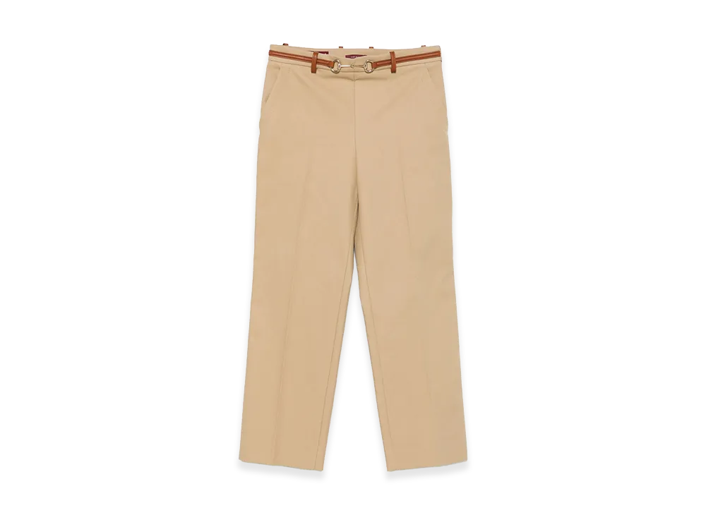 GUCCI Women's Horsebit Pants "Beige"