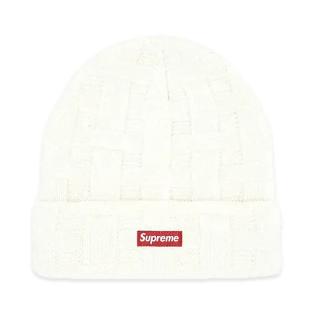 Supreme Basket Weave Beanie "Natural"