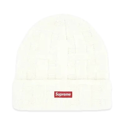 Supreme Basket Weave Beanie "Natural"
