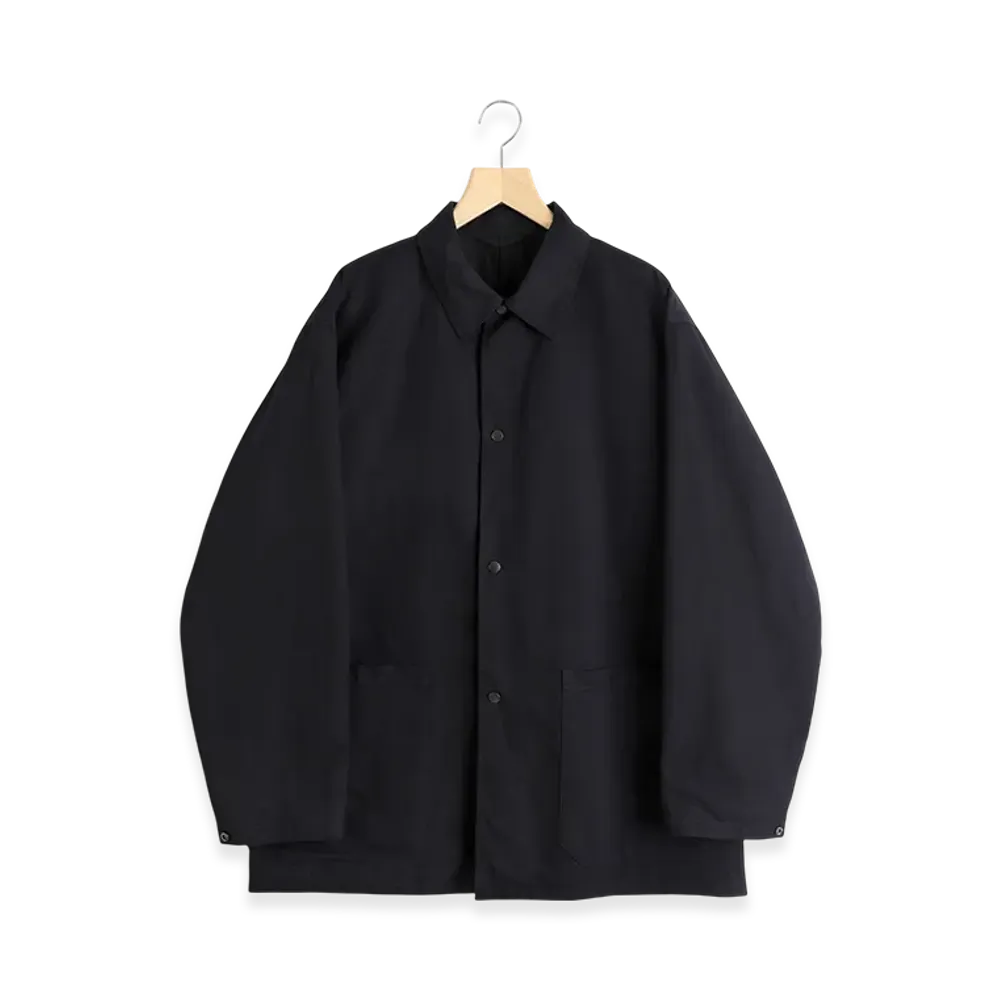 COMOLI Post Work Twill Jacket "Black"