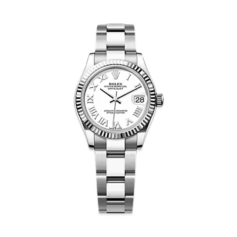 ROLEX Datejust 31mm Oystersteel & White Gold 278274 "White"