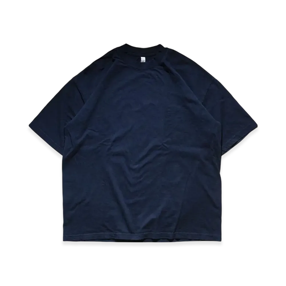 Los Angeles Apparel 6.5OZ Garment Dyed Crew Neck Short Sleeve T-Shirt "Navy"