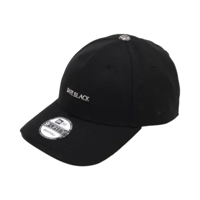 A BATHING APE Bape Black Baseball Cap "Black"