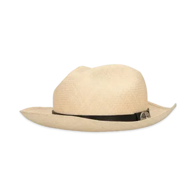 Chrome Hearts Classic Oval Cross Straw Hat "Beige"