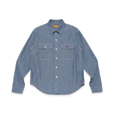 HUMAN MADE Chambray Work Shirt Past "Blue"