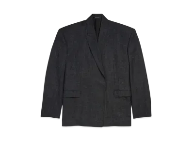 BALENCIAGA Men's Seamless Tailored Jacket "Black/Green"