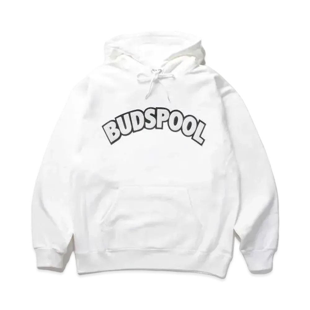 APHRODITEGANG BUDSPOOL HEAVY WEIGHT HOODED SWEAT SHIRT "White"