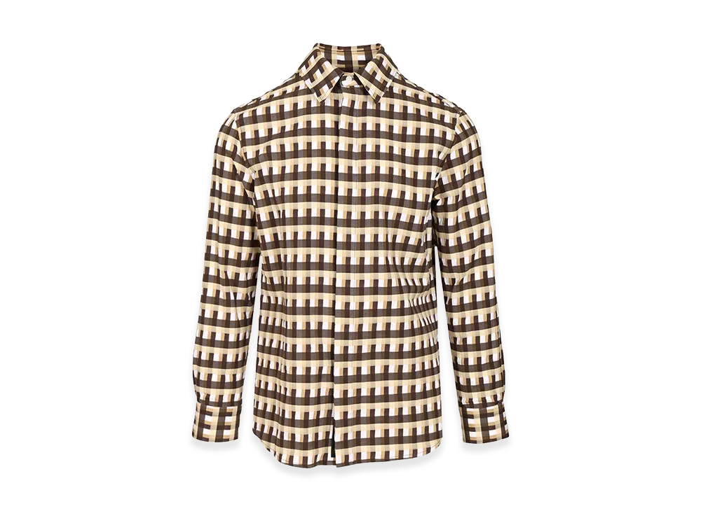 Bottega Veneta Checked Shirt "Multicolor"
