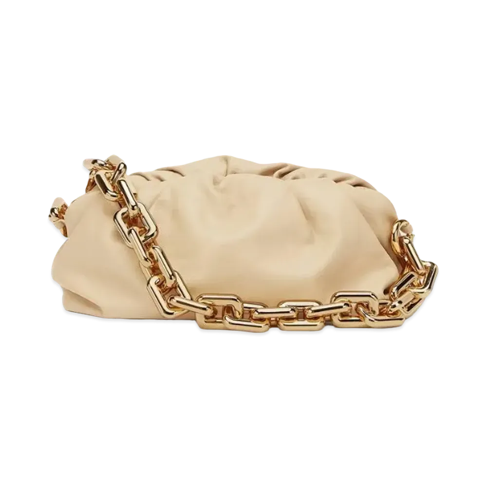 Bottega Veneta Chain Pouch "Porridge"