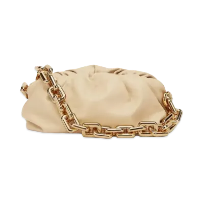 Bottega Veneta Chain Pouch "Porridge"