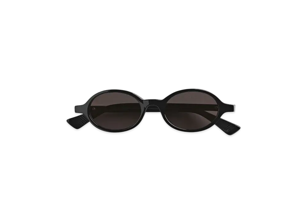 Bottega Veneta Classic Oval Sunglasses "Black/Grey"