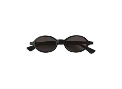 Bottega Veneta Classic Oval Sunglasses "Black/Grey"