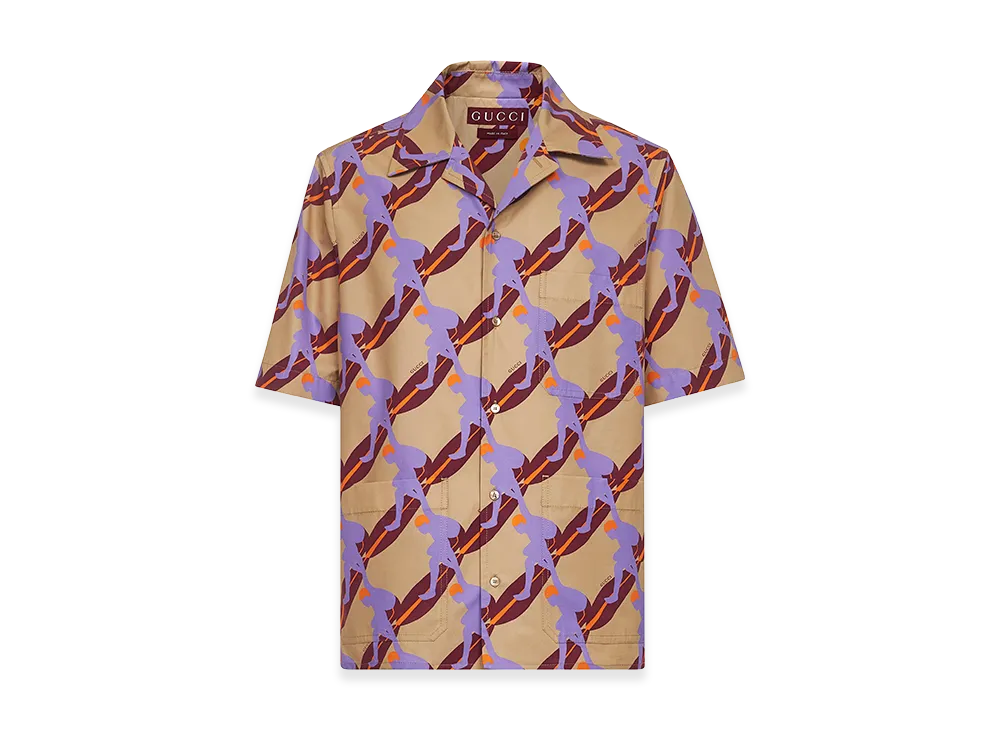 GUCCI 'Twisted Surf' Shirt "Multicolor"