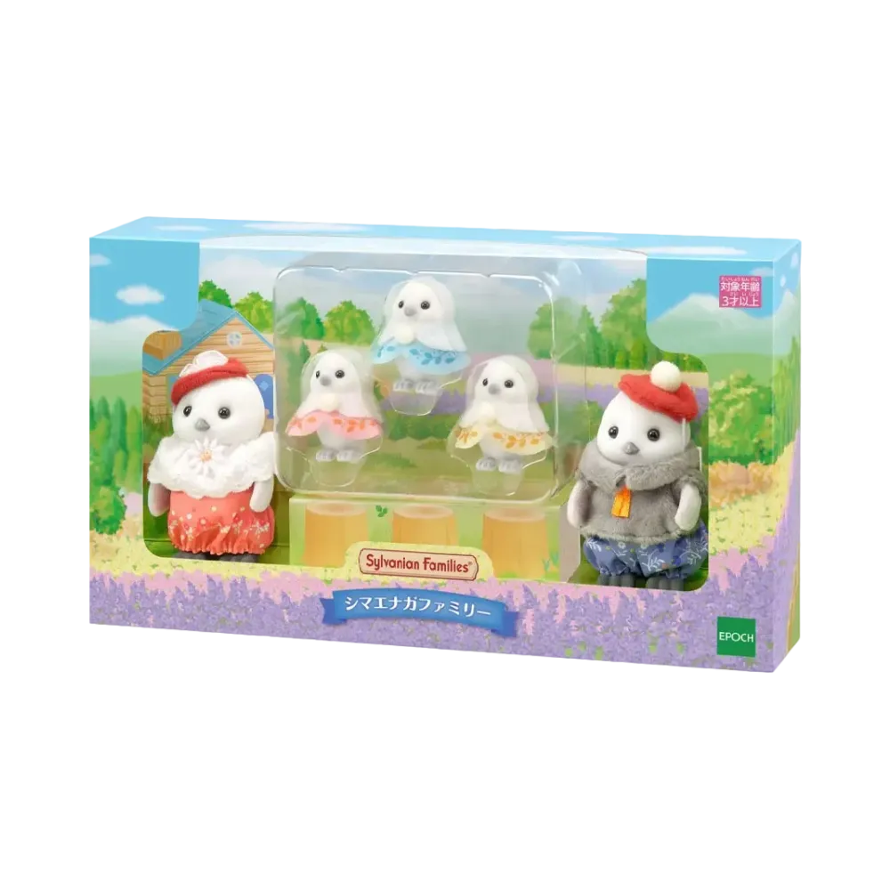 EPOCH "Sylvanian Families" Long-Tailed Tit Family