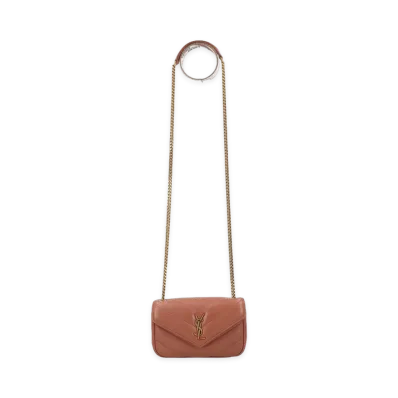 Saint Laurent Women's Borsa Loulou Mini "Brown"