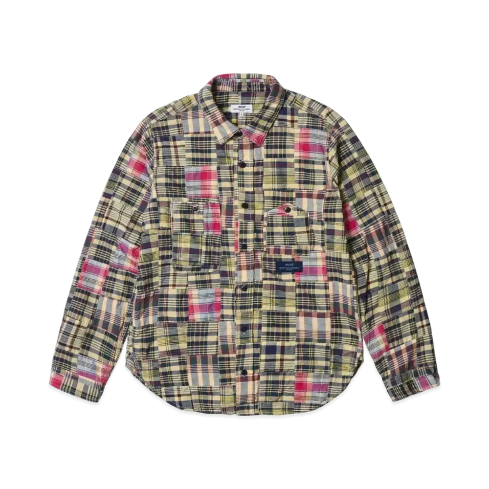 PALACE x ENGINEERED GARMENTS Patch Work Madras Shirt "Multi"