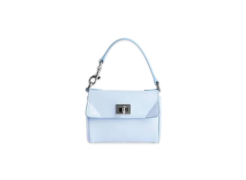 BALENCIAGA Rodeo Micro Bag Charm "Cloudy Blue"