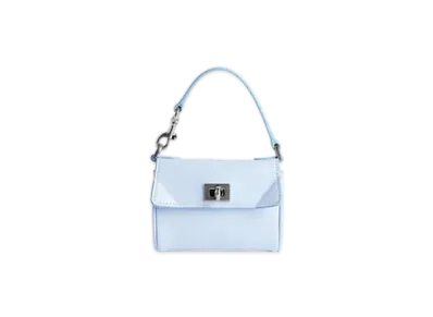 BALENCIAGA Rodeo Micro Bag Charm "Cloudy Blue"