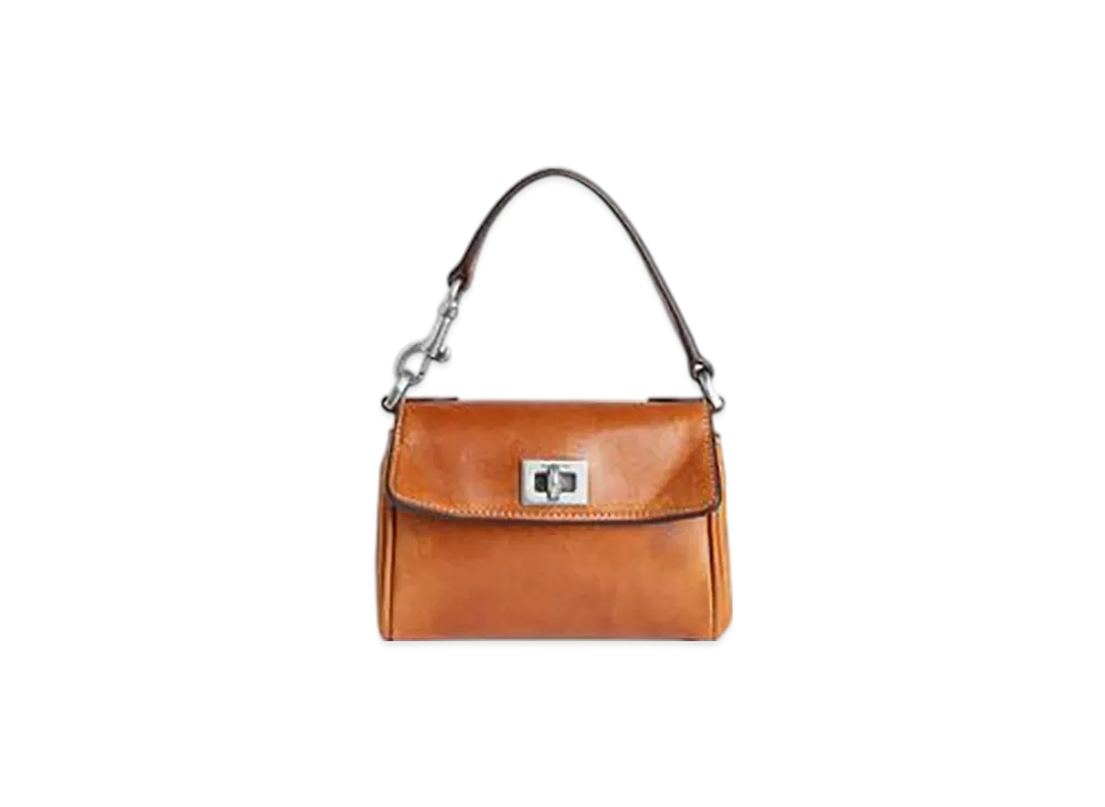 BALENCIAGA Rodeo Micro Bag Charm "Tan Cowboy"