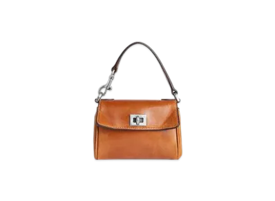 BALENCIAGA Rodeo Micro Bag Charm "Tan Cowboy"