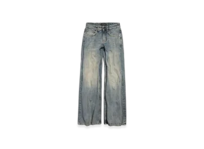 BALENCIAGA Low Waist Baggy Pants "Blue"