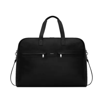 Saint Laurent Camp Maxi Duffle in Pelle Liscia "Black"