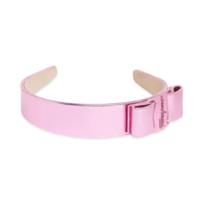 Salvatore Ferragamo Viva Bow Hairband "Flamingo"